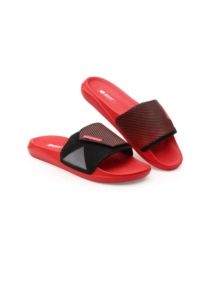 Bacca Bucci Crimson Red Elevate Slides – Ultra-Comfort EVA Slip-Ons for Men | Best Price UAE